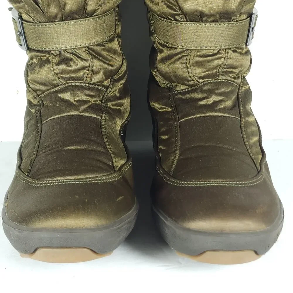 Pajar Canada Women's US9,5 EU40 Bronze brown Faux Fur Wedge Winter Boots